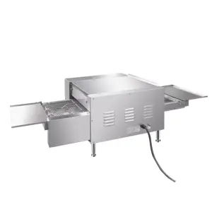 Cocina comercial horno de pizza transportador de encimera de acero inoxidable de 15/21 pulgadas