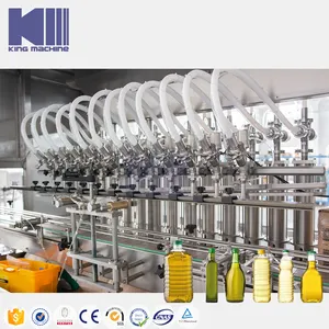 High Safety Level Commercial Automatic PET Bottle Cooking Coconut Sunflower Oil Filling Machine