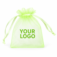 Sacs shopping miniatures en organza personnalisés avec cordon de serrage pour bijoux, cadeaux de mariage, bonbons et petits accessoires