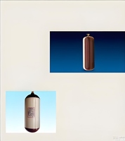 Vente en gros de cylindres composites au gaz naturel comprimé d'occasion, diamètre extérieur 406 mm, pression 200 bars, capacité 100 L, poids 70 kg