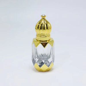 Botellas de Vidrio Vacías de Lujo para Perfumes y Aceites Esenciales, Estilo Árabe Dorado - Product Image 4