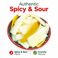 Pittige ingelegde bamboescheuten, wilde peper, knapperige gesneden bamboescheuten voor Zuidoost-Azië, Japan, Korea, snack