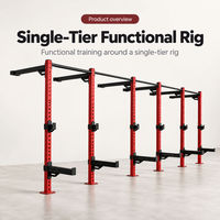 Structure d'entraînement fonctionnel et cross-training à un seul niveau pour les acheteurs de matériel de gym et de studio, idéale pour les exercices de groupe et les entraînements fonctionnels pour les acheteurs de matériel de fitness.