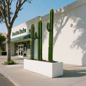 Multi-Style decorazione per la casa artificiale <span class=keywords><strong>Cactus</strong></span> verde <span class=keywords><strong>e</strong></span> succulento vaso di plastica <span class=keywords><strong>e</strong></span> albero artificiale PU per la decorazione di Pasqua - Product Image 3