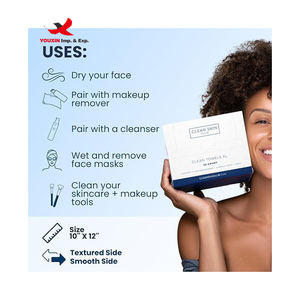 กระดาษเช็ดหน้า OEM เนื้อนุ่มพิเศษ สำหรับผู้ใหญ่ ทำความสะอาดประจำวัน คุณภาพสูง พิมพ์ลายตามสั่ง กระดาษเช็ดหน้าเนื้อฝ้าย ผ้าเช็ดหน้า - Product Image 3