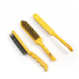 Resistencia a la compresión pulido cepillo de alambre de acero inoxidable mango de plástico - Product Image 2