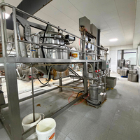 Équipement automatique de concentration de bouillon d'os, ligne d'extraction de sauce tomate à haute température pour la transformation laitière, en acier inoxydable de qualité alimentaire