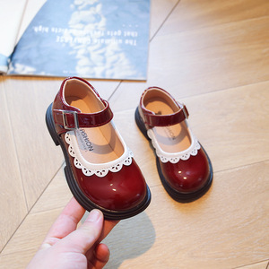 Girls Mary Jane <strong>Pumps</strong> Small Microfiber Leather Summer <strong>School</strong> Shoes Lightweight Soft Bottom Non-Slip Fashion Princess Children - Product Image 3