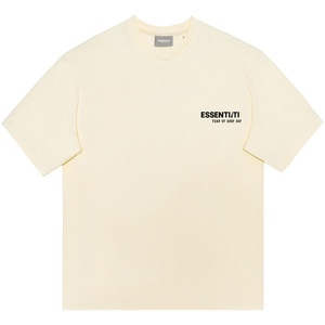 เสื้อยืดลำลองผู้ชายพิมพ์ลายตัวอักษรหรูหรา ปี 2025 สั่งทำขายส่ง ผ้าเจอร์ซีย์คอตตอน 100% ลายการ์ตูน - Product Image 5