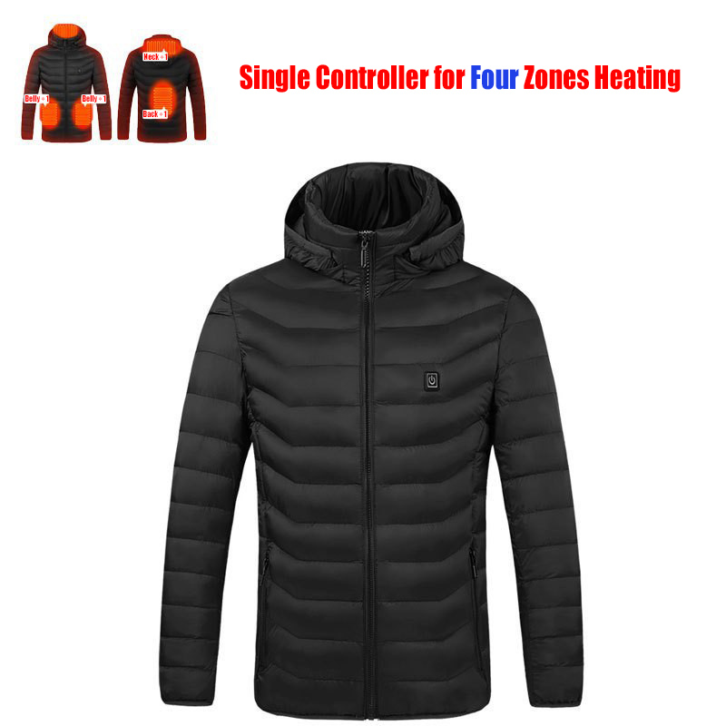 Black-Single Controller for Four Zones Heating