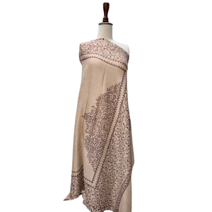 Elegant Pakistani Style Crown Border <b>Shawl</b> Hand Stitched Embroidery OEM ODM Wholesale Boutique Fashion Collection - Product Image 2