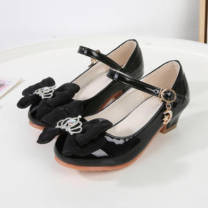 T New Girls' Pumps Princess Mary Jane High Heels zapatos de niña - Product Image 1