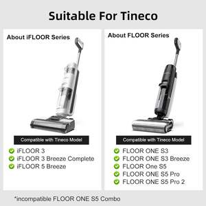 IFloor 3 <span class=keywords><strong>Floor</strong></span> <span class=keywords><strong>ONE</strong></span> <span class=keywords><strong>S3</strong></span> & S5 Pro Prix d'usine Remplacement du filtre d'aspirateur nouveau design Compatible avec l'aspirateur sans fil <span class=keywords><strong>Tineco</strong></span> - Product Image 2