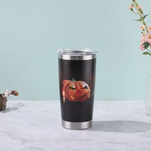 Mug de voyage isotherme classique de 20 oz à double paroi en acier inoxydable avec couvercle - Product Image 2