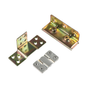 Hidden Bed <b>Frame</b> Connectors 2.5 Mm Carbon Steel Flush <b>Mount</b> Hinges For Furniture Connection - Product Image 3
