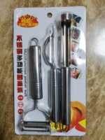 Dubbelkops Schaven Stalen Handvat Roestvrij Rasp, 3 Stuks Set Schillers Keuken Fruit Cutter Tool Handleiding Groenteschiller