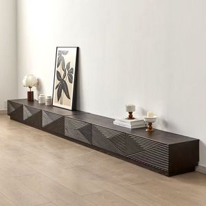 Console <span class=keywords><strong>TV</strong></span> de style français moderne d'inspiration antique avec grand <span class=keywords><strong>meuble</strong></span> de rangement multimédia - Product Image 1