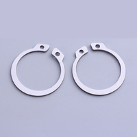Custom Stainless Carbon Steel Self Lock Oval Washers Black Oxide DIN471 External Spiral Circlips Shaft Retaining Rings Snap Ring