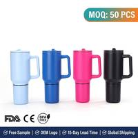 Gobelet isotherme à double paroi en acier inoxydable de 40 oz avec couvercle à pression et paille, design moderne et écologique, vente en gros