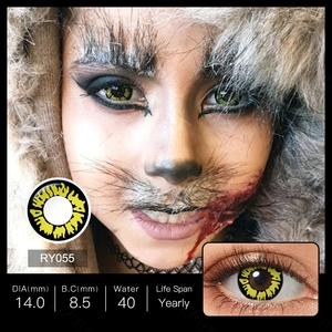 Pseyeche <span class=keywords><strong>Lentilles</strong></span> de contact annuelles souples coréennes <span class=keywords><strong>pour</strong></span> Halloween, motif corail, effet <span class=keywords><strong>Sharingan</strong></span> <span class=keywords><strong>pour</strong></span> cosplay - Product Image 6