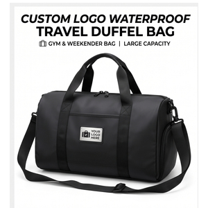 Custom Logo Waterproof Gym <b>Duffel</b> <b>Bag</b> with Shoe Compartment Wet Pocket Large Capacity Travel Weekender Sports <b>Bag</b> - Product Image 4