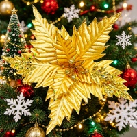Realistische Künstliche Weihnachtsblumen im Großhandel für Weihnachtliche Blumenverzierungen