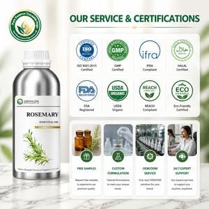 Agent purifiant naturel <span class=keywords><strong>Huile</strong></span> <span class=keywords><strong>essentielle</strong></span> de romarin (Rosmarinus Officinalis) pour des vêtements frais et un nettoyage domestique sûr - Product Image 5