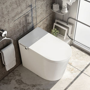 S036 Vente directe en usine Capteur de pied automatique Chasse d'eau de luxe intelligente Toilette <span class=keywords><strong>WC</strong></span> Toilette intelligente avec télécommande - Product Image 1