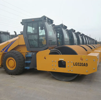 Rouleau compresseur routier LG520A9 de 20 tonnes avec une grande force de compactage pour l'asphalte et le compactage du sol