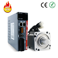 Lichuan 750w 1kw Ethercat 3/4 a pilotes de servomoteurs AC 2.39/3.2/4 N.m Kit de pilote de servomoteur AC pour Machine CNC