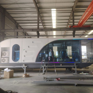 Island House Waterfront Hotel Prefab Residencia flotante Spa Oasis Boat House Sea Bungalow Beach House Homestay Houseboat Options - Product Image 2