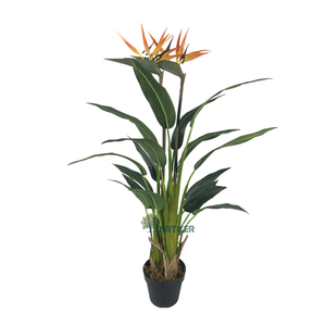 Piante Artificiali di Uccello del Paradiso, Palma dei Viaggiatori in Vendita, Piante in Plastica a Grandezza Naturale, Bonsai Artificiali di Skybird per Decorazione Casa - Product Image 1