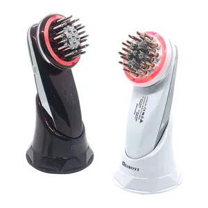 Head Care Electric Vibrating Scalp Massager Hair Massaging Light Therapy electric brush hair / laser hair comb