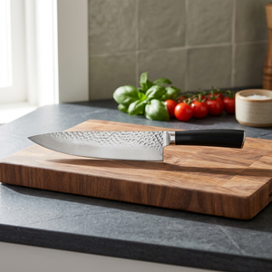 Cuchillo de Chef Dentado de Grado Comercial Seki Japan de 9.45 Pulgadas (24 cm) con Mango de Plástico, Apto para Lavavajillas - Product Image 3