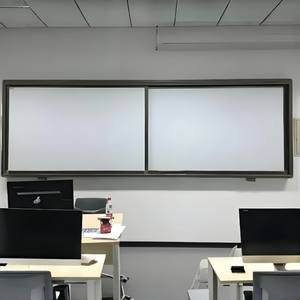 Tablero deslizante blanco para <span class=keywords><strong>muebles</strong></span> escolares con marco de aluminio interactivo - Product Image 6