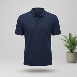 Corporate Pique Polo <b>Shirt</b> For <b>MEN</b> Classic Collar <b>Short</b> <b>Sleeve</b> Business Casual Uniform Apparel For Wholesale Garment Supply - Product Image 2