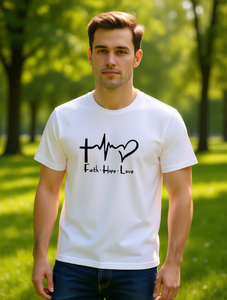 T-shirt Manificy da uomo a maniche corte, girocollo, con stampa a lettere, casual, 100% cotone, vestibilità regolare, logo frontale, in jersey lavorato a maglia - Product Image 2