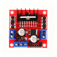 Module de commande de moteur L298N de haute qualité, carte de contrôle de moteur pas à pas DC pour projet de robot de voiture intelligente
