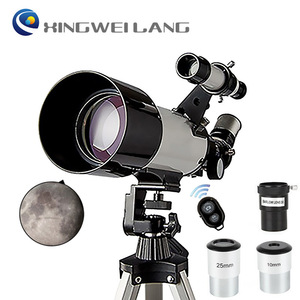 F40070AZM Astronomical Telescope 40070 White Large Eyepiece High Magnification HD Observation For Stargazing And Sightseeing - Product Image 3