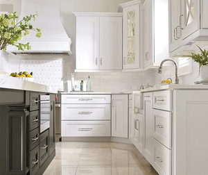 ตู้ครัวสีขาวสั่งทำจาก Vermonhouzz รุ่นใหม่ล่าสุด พร้อมเตาอบแบบฝังคู่ สำหรับการปรับปรุงครัววิลล่าหรู - Product Image 3