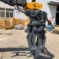 Grappin hydraulique rotatif pour excavatrice de haute qualité pour la préhension du bois de qualité supérieure