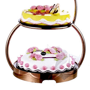 จานผลไ<span class=keywords><strong>ม</strong></span>้สแตนเลสหลายชั้นสไตล์ยุโรป ชั้นวางเค้ก ดีไซน์ทันส<span class=keywords><strong>ม</strong></span>ัย ตกแต่งสร้างสรรค์ สำหรับน้ำชายามบ่าย ของว่าง - Product Image 6