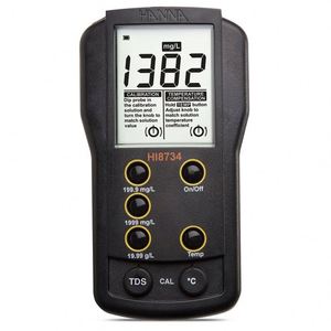 เครื่องวัดค่าสารแข็งละลายน้ำ (TDS) รุ่น HANNA HI8734 ยอดขายดีที่สุด สำหรับการบำบัดน้ำ การตรวจสอบคุณภาพ และการใช้งานในห้องปฏิบัติการ รุ่นใหม่ HI8734 - Product Image 4