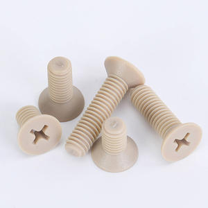 Sujetadores de tornillo avellanado de plástico M1.2 - M10 Tornillo de nailon aislado Perno PEEK de polieteretercetona resistente <span class=keywords><strong>a</strong></span> altas temperaturas - Product Image 2