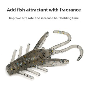 Hameçon flottant pour crevettes, style <span class=keywords><strong>crevette</strong></span> artificielle, appât souple, mini-jig, micro-appât - Product Image 3