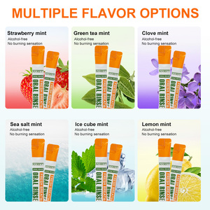 UUKKG Bain <span class=keywords><strong>de</strong></span> bouche antibactérien à la pêche, à l'orange et au raisin, à la <span class=keywords><strong>soude</strong></span> à pain, pour une haleine fraîche et durable pendant 14 heures - Product Image 2