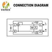 Compteur d'énergie monophasé 2 fils sur rail DIN, 4 modèles, analogique, sans fil, compteur de kilowattheures électrique 230 VCA, compteur de puissance sur rail DIN