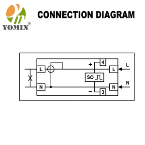 Compteur d'énergie monophasé 2 fils sur rail DIN, 4 modèles, analogique, sans fil, compteur de kilowattheures électrique 230 VCA, compteur de puissance sur rail DIN - Product Image 5