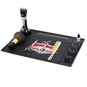 Alas tukang cukur multifungsi dari pabrik, keset <span class=keywords><strong>salon</strong></span> tukang cukur PVC kualitas tinggi, keset tahan panas antiselip - Product Image 2