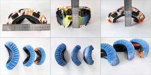 כיסוי מגן למשקפי סקי ממיקרופייבר סיטונאי, נרתיק משקפי סקי ממיקרופייבר בהתאמה אישית - Product Image 4